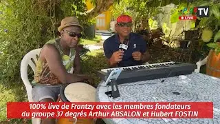 100% live de Frantzy avec les membres fondateurs du groupe 37 degr&eacute;s Arthur ABSALON et Hubert FOSTIN