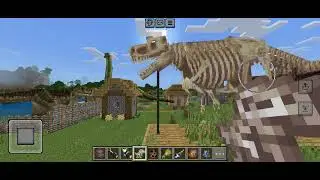 probando el nuevo mod de dinosaurio(estoy muy feliz gracias a mi mamá)
