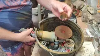 polishing creepy Creek slabs
