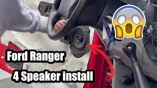 1998 Ford Ranger -Front and rear speaker install