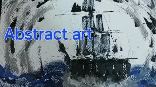 How to learn Abstract Art 🎨 #dotsandlines#onecolor  #art_works_by_poonam