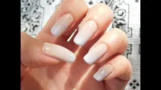 Baby boomer nails using only nail polish &hearts;