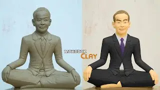 Skills hand carved human | how to make sculpture clay