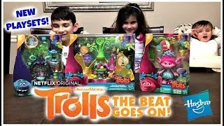 TROLLS The Beat Goes On!! NEW Trolls Playsets UNBOXING! Netflix Series continues! Troll Baby