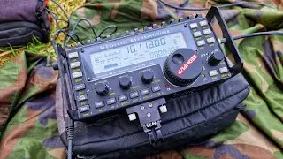 Endfed Antenna & Elecraft Kx3 in the woods