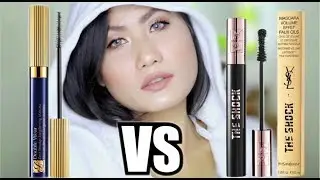 YSL The Shock vs Estee Lauder Double Wear Mascara Battle