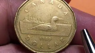 Canada 1989 One Dollar Loonie Coin