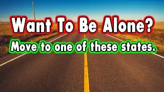 Top 10 Least Populated US States.