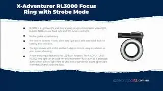X-Adventurer RL3000 Focus Ring with Strobe Mode