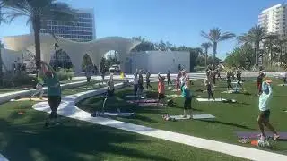 Yoga on the Lawn