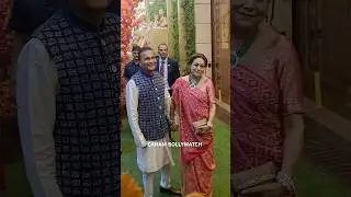 Anil Ambani and wife Tina walk hand in hand at Anant and Radhika&rsquo;s wedding ceremony #Ambaniwedding