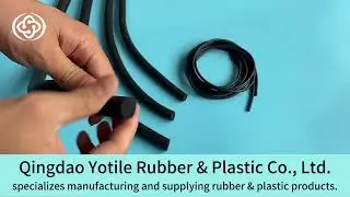 Extruded closed cell sponge rubber cord seal strip