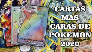 CARTAS DE POKEMON MAS CARAS DEL 2020  - TOP 7 -