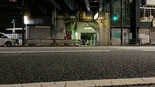 Kokudo Station - Station Entrance Timelapse
