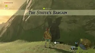 Uma conversa maluca com uma estátua - Statue's Bargain (West Necluda) - Zelda: Breath of the Wild