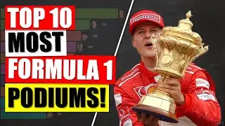 Top 10 Most F1 PODIUMS by Driver! (1950-2021) | Formula 1