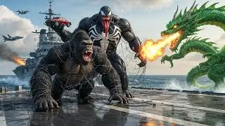 King Kong vs Green Dragon : The confrontation begins on a military cargo plane !