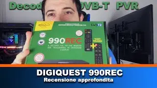 Digiquest 990 REC decoder DVB-T2 con PVR