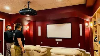 Paradigm In-wall 5.1.2 Home Theater Demo in New Jersey! Its CRAZY!!