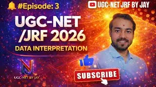 UGC-NETJRF 2026-27 DATA INTERPRETATION DI #ugcnetdi #ugcnetpaper1 #ugcnet2026 