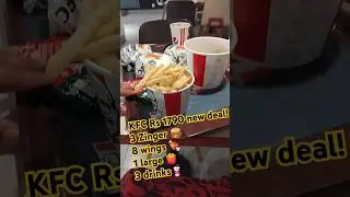 KFC Rs 1790 Mega Deal 🔥 #lifeunscriptedwithikra #kfcviral #zinger #kfcchickenfry #kfcfries #fastfood