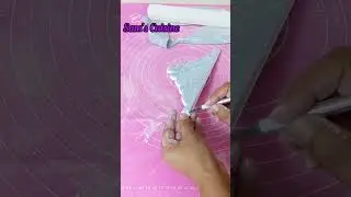 how to use tiara(crown) cutter #cake #fondant cutter #tiara