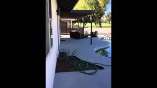 Texas Pool House - How to turn on the pool lights/backyard lights