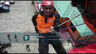 TIM FIRE RESCUE RSUD TARAKAN LATIHAN HIGH ANGLE RESCUE TECHNIQUES (HART)-BASARNAS TARAKAN