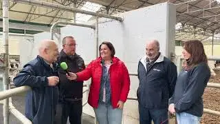 Juan Antonio Rueres y Benjamín Fdez. de Finca La Prunal y José Antonio y Aurora Rodríguez de GEA