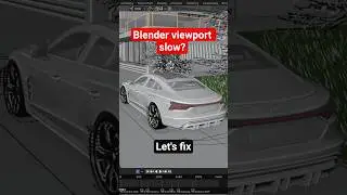 Fast viewport and responsive animation in Blender #blender3d #shorts  #blender