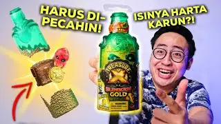 MAINAN INI HARUS DIPECAHIN! | TREASURE X SUNKEN GOLD BOTTLE SMASH UNBOXING & REVIEW
