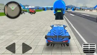 Police Robot Car Transporter Android Gameplay FHD