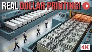 Inside a High-Security Dollar Printing Factory | REAL US Dollar Production 4K