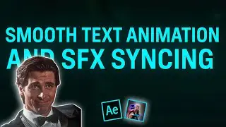 Smooth Typing Text Animation with Sound Effects Syncing | After Effects Tutorial