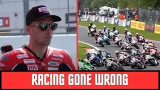 BSB 2025 Crash Oulton Park | Andrew Irwin&rsquo;s Shocking Crash & Race Chaos
