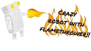 120 lbs Pass the Butter Robot Rick and Morty with flamethrower!!!