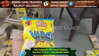 Fully Automatic Double Head FFS Pouch Packing Machine with TIJ Printer setup in Rajkot Mo:7046856640