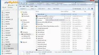 Database mysql import & Export