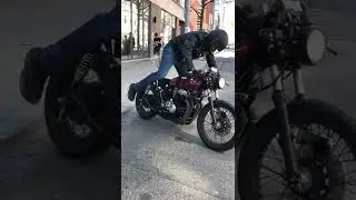 Cold start #caferacer #cb750 #kickstart #originalvideo &hellip; Instagram: caferacertoronto