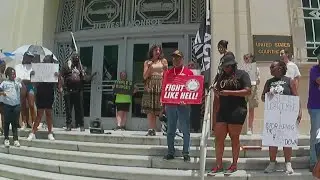 Protesters demand justice for William McNeil Jr. outside State Attorney’s Office in Jacksonville