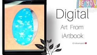 Digital Window View With iArtbook ❤️|| #hsharmaarts #art #digitalart #youtube #trending #ipad #fypシ 