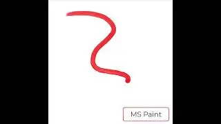 MS Paint Using Brushes