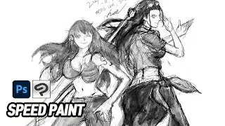 나미 , 니코로빈 내가 그리는방법 ,원피스 디지털 드로잉 Nami, Nikorobin How I Draw, One Piece Digital Drawing