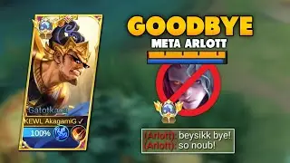 GOODBYE TRASHTALKER ARLOTT!! META HERO VS GATOTKACA (WHO WIN!?)