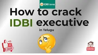 how to crack idbi clerk Telegu/ IDBI syllabus...