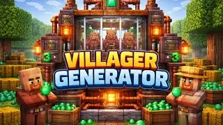 I made villager genrator #mincraft #minecraft #mincraf #memes 