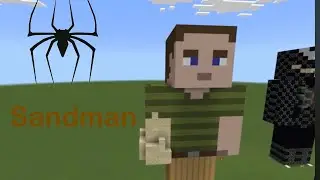 Minecraft Sandman (Spider-Man 3) Statue Tutorial