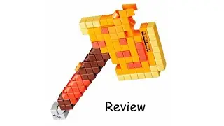 Review: Nerf Minecraft Firebrand Axe #nerf 