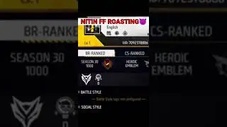 Nitin FF Roast Video 🤣 | Funny Roast Video | Free Fire Youtuber Roast Video #shorts #roast #nitin