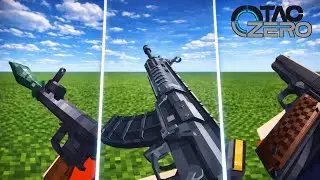 Minecraft Bedrock Edition Best Gun Mod🔥 | TaCZ Gun Mod Addon Full Showcase